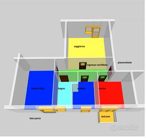 Trilocale Posto Auto Parco Chiuso Ascensore