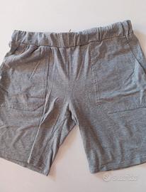 Pantaloncini corti grigi taglia S uomo