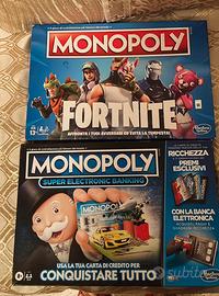 Set Monopoly Electonic Banking + Fortnite