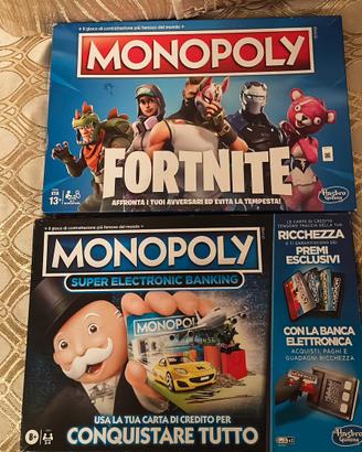 Set Monopoly Electonic Banking + Fortnite