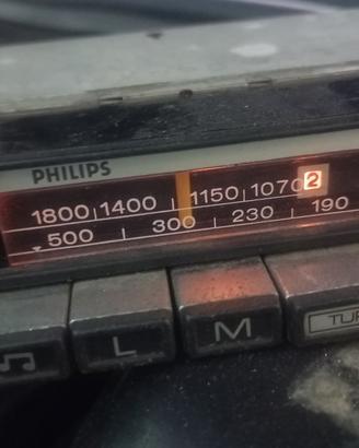 epoca vintage autoradio Philips