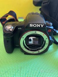 Sony Reflex Alpha SLT-A55V - Nero