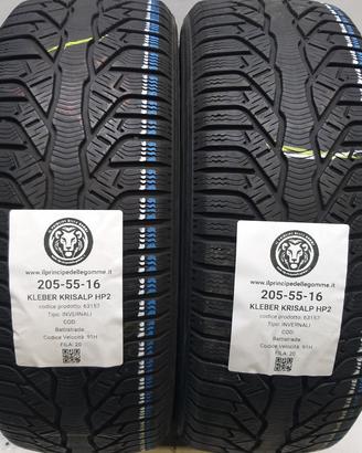 2 GOMME 205 55 16 KLEBER A63157