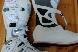 stivali motocross nuovi bianco N41 enduro oldstock