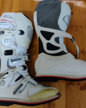 stivali motocross nuovi bianco N41 enduro oldstock