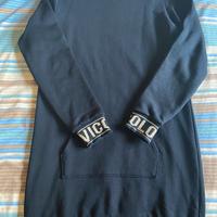 Vestito ragazza 14 anni in felpa garzata nera