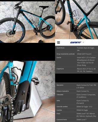MTB giant misura m
