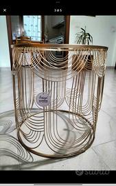 Tavolino da salotto (mai usato) - Base in cristall