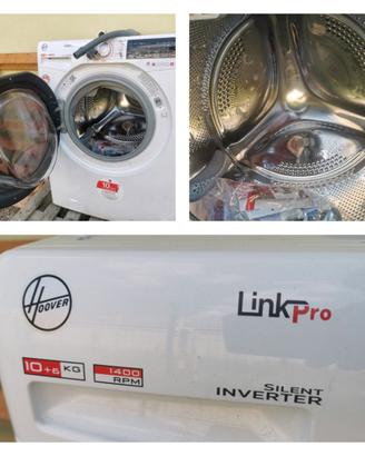 Lavasciuga hoover 15+6kg - 1400 giri - come nuova