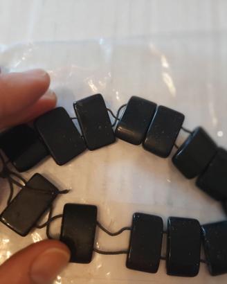 Elementi di braccialetto nero