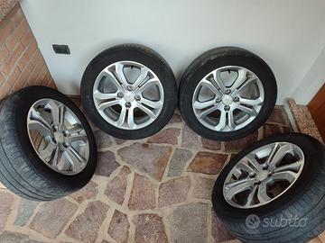 Set completo di 4 cerchi in lega originali Peugeot