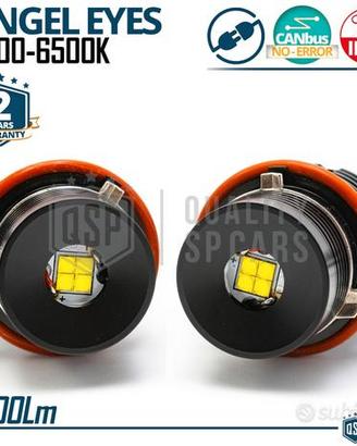 ANGEL EYES LED Per BMW SERIE 1 5 6 7 X3 X5 Bianche