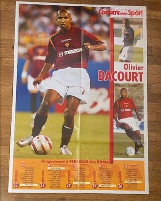 OLIVIER DACOURT Roma 2005 POSTER calciatori Sport