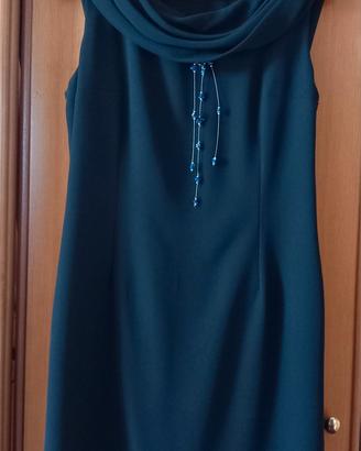 Vestito da cocktail blu scuro