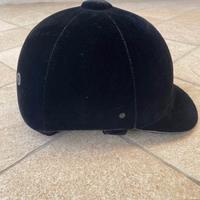 Cap equitazione Daslo nero taglia 54 e smanicato