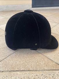 Cap equitazione Daslo nero taglia 54 e smanicato