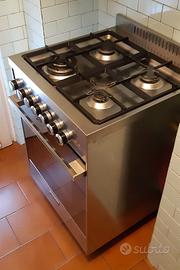 Cucina a gas Glem con forno elettrico