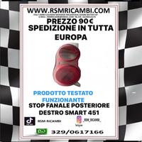 STOP FANALE POSTERIORE DESTRO SMART 451