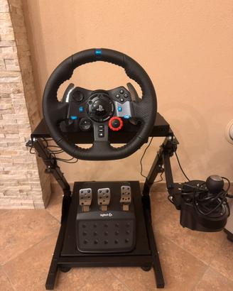 Struttura, volante, pedaliera e cambio logitech