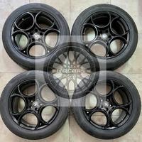 Cerchi neri Alfa Romeo Stelvio e pneumatici estivi