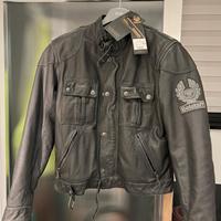 Giacca Moto Belstaff Pelle Taglia L con Protezioni