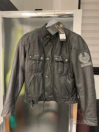Giacca Moto Belstaff Pelle Taglia L con Protezioni