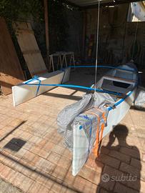 canoa 2 posti con bilancere