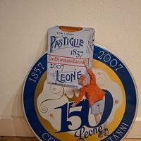 Targa pastiglie Leone anniversario