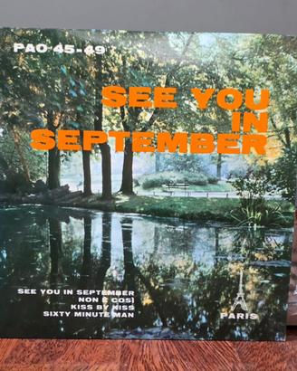 Disco vinile 45 giri "See you in september"
