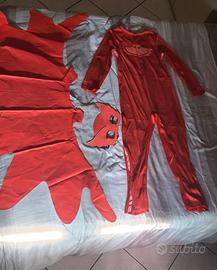 Pj Masks vestito carnevale + sacco pelo