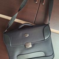 Borsa/cartella a mano o a tracolla nera Roncato