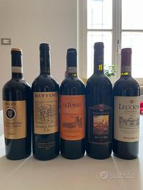Gran selezione n.17 bottiglie vino rosso