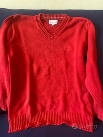 Maglione in cotone rosso 8 anni Nec Nec