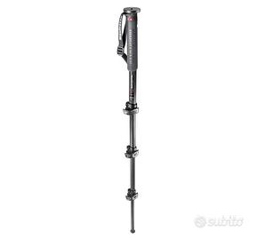 Manfrotto MPMXPROC4 Monopiede Xpro Prime, Carbonio