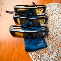 Set di 3 Occhiali 3D Attivi Samsung - come nuovi