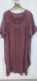 abito lino oversize
