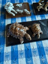 Ministure animali in ceramica