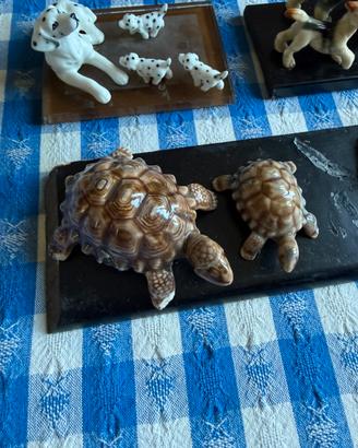 Ministure animali in ceramica