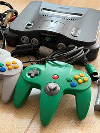 Nintendo 64 originale + 2 controller + 7 giochi