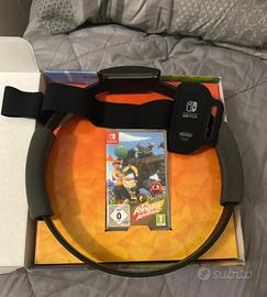 RingFit Adventure, gioco nintendo switch+accessori