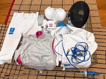 Kit completo scherma fioretto MANCINA Negrini