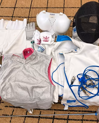 Kit completo scherma fioretto MANCINA Negrini