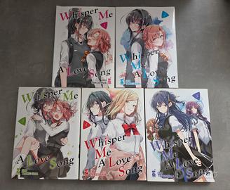 Manga "Whisper me a love song" - Volumi da 1 a 5