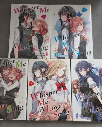 Manga "Whisper me a love song" - Volumi da 1 a 5