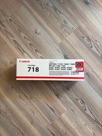 Cartucci Canon originale nuova 718 nera