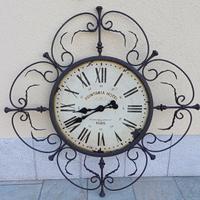 GRANDE OROLOGIO ROTONDO DA PARETE STILE ANTICO