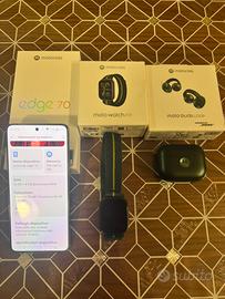 Motorola edge 70 + cuffie + orologio
