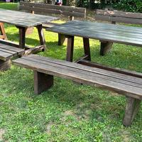 Tavolo e panche da esterno