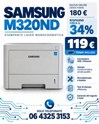 Samsung M320MD  - rigenerata con toner incluso