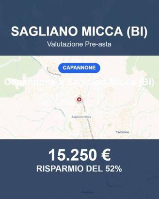 Immobile in asta di 1664 m² a Sagliano Micca